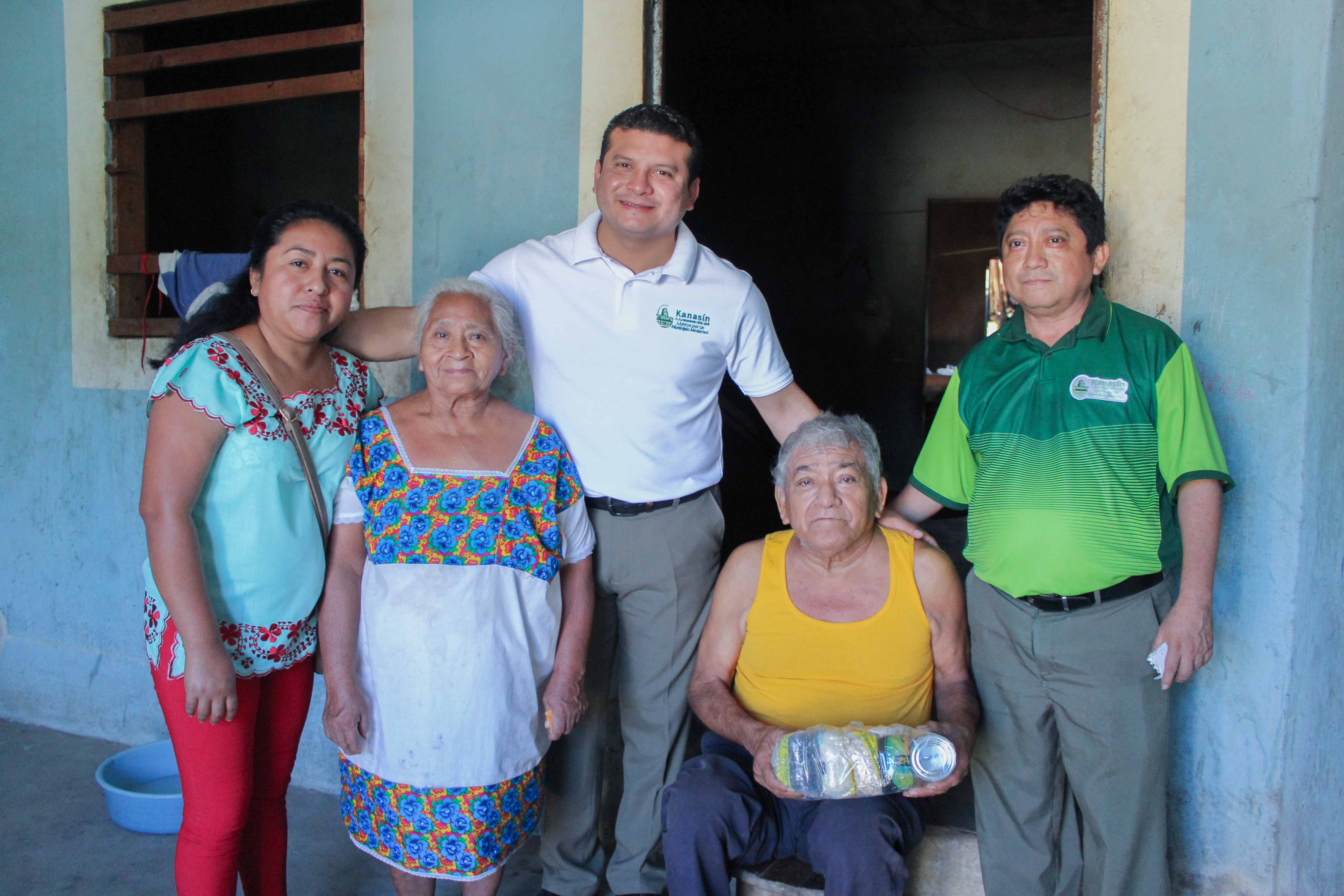 Despensas para adultos mayores en Kanasín